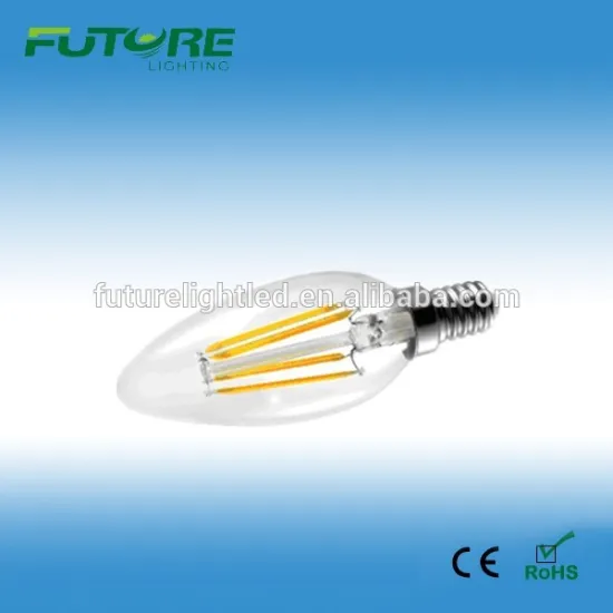 6W slim dimmable decorative cob led filament light bulbs