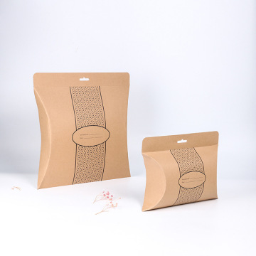 Good Price Kraft Paper Pillow Box Packaging