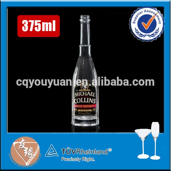 OEM & ODM WHISKY LONG NECK GLASS 375ML BOTTLE