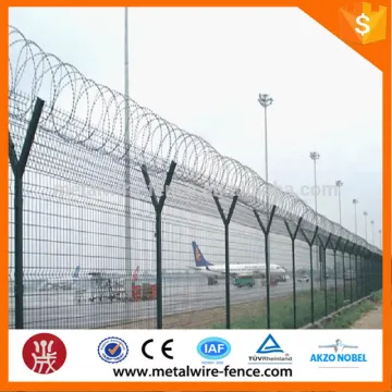 Welded Pvc Coated Airport Security Fence