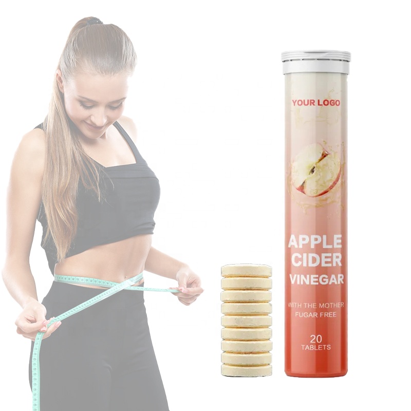 Vegan Body Slim Apple Cider Vinegar Effervescent Tablet