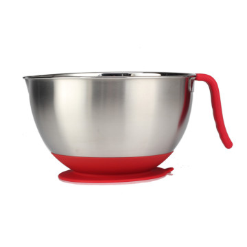 Stainless Steel Mixing bowl with Suction Silicone Bottom