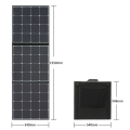 Panel solar superpuesto de 500w 78 celdas con tejas