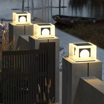 IP65 wasserdichte LED -Gartensäule im Freien für Landschaftsdekoration