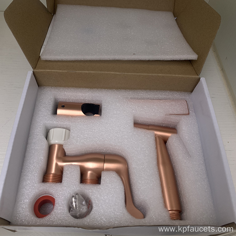 2020 Rose Gold Handheld Bidet Sprayer Set