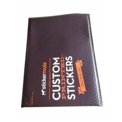 Decorative Milk Colored Poly Bubble Mailer