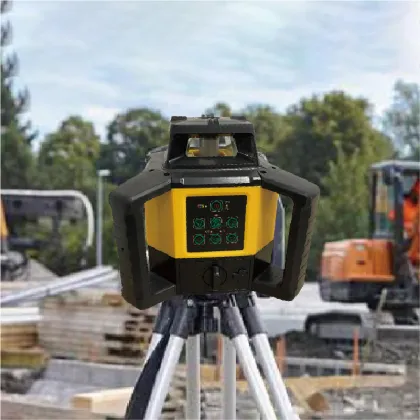 PlinEasy 360 Degree Rotary Laser Levels Kit - Green 800m Vertical Horizontal Scanning Measurement Tool