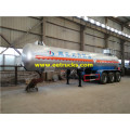 24 CBM Tri-axle Sulphur Dioxide xe tăng xe tăng