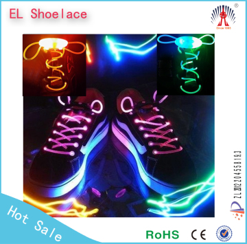 2016 Popular Item 7 colors Flashing Led Shoelaces Hot sale flashing led shoeslace