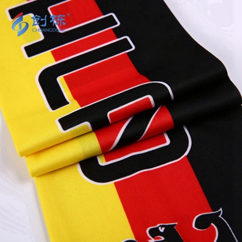 Euro Cup Germany knitting polyester scarf