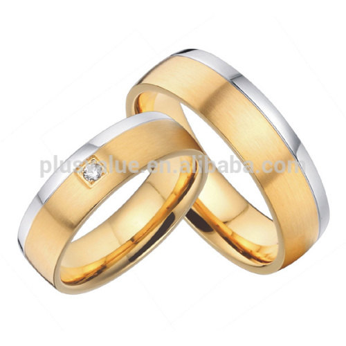 wholesale fashion stainless steel jewelry mens and womens wedding band gold ring designs