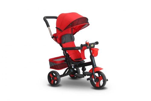 Trois roues main Push enfants/bébé Tricycle avec pare-soleil