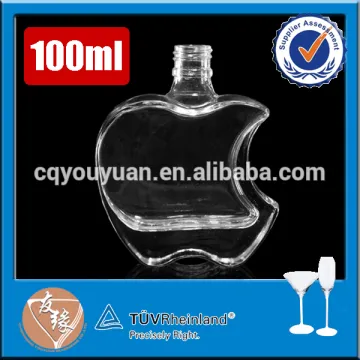 high flint glass apple shaped 100ml empty perfume bottles for sale
