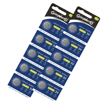 Best Selling CR2032 210mAh Lithium Button Coin Cell Battery