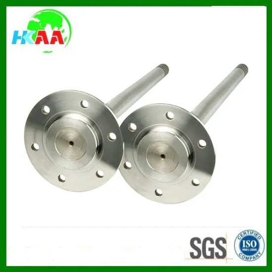 Hot sale precision steel rear axle shaft with CNC machines