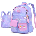 Girls Burden Relief Linda mochila colgante de arco iris