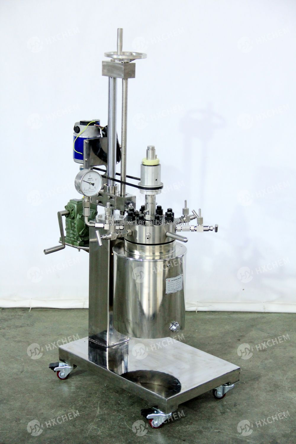 200 Bar 500 Ml Titanium Cladding Stirred Lab Pressure Reactors, High ...