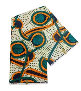 100% polyester ankara style printed wax fabric