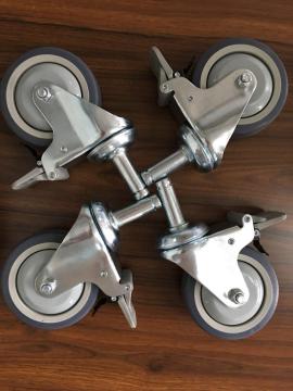 100mm scaffolding caster with double brake