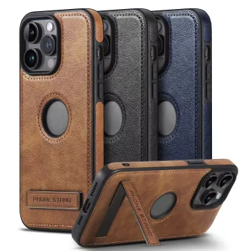 Leather Stand Anti-Drop Phone Case for iPhone 16/15 Pro Max and iPhone 14 Pro Max