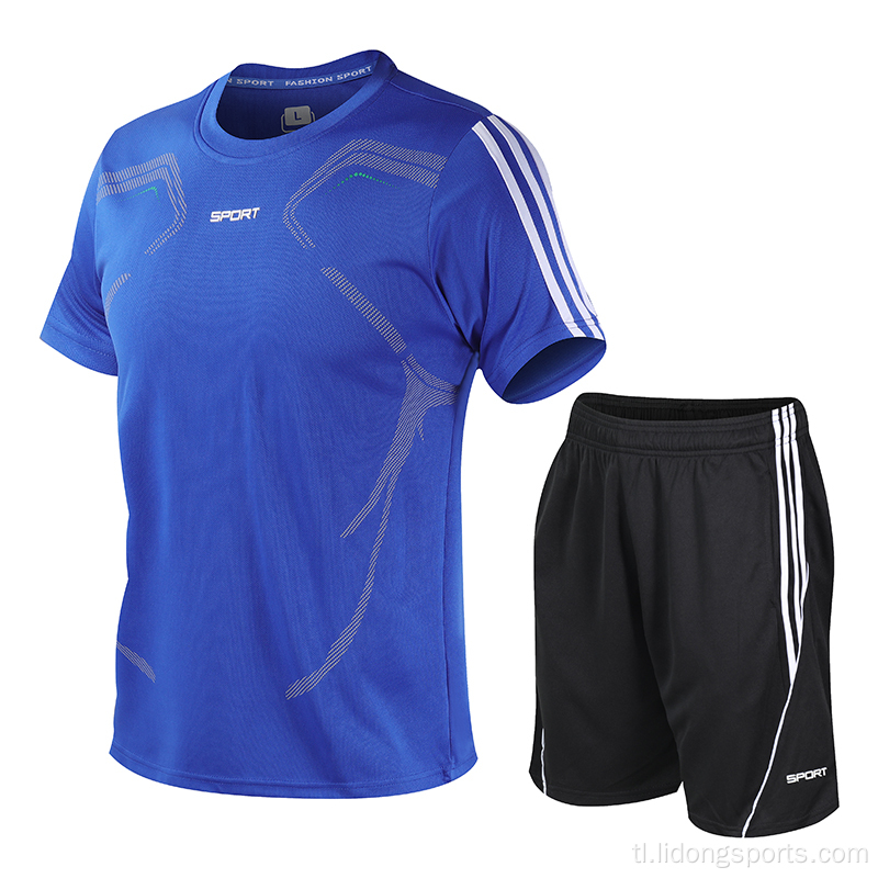 Murang sublimation soccer football team uniporme jersey set