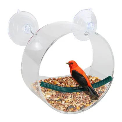 Wholesale Crystal Clear Acrylic Bird feeder