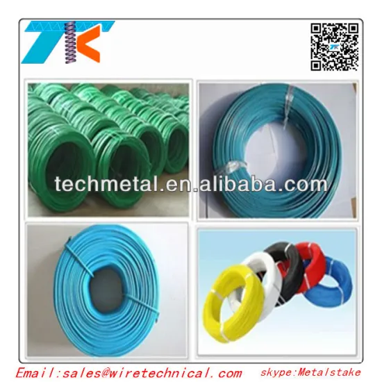 colored pvc coated wire