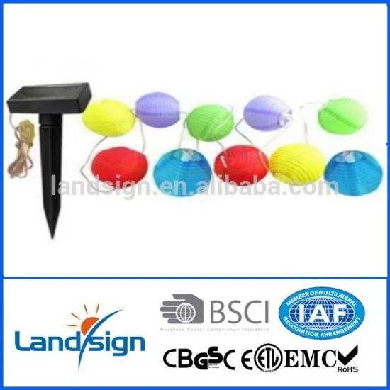 2015new product 10 LED Lantern Chain Party Outdoor Patio Light