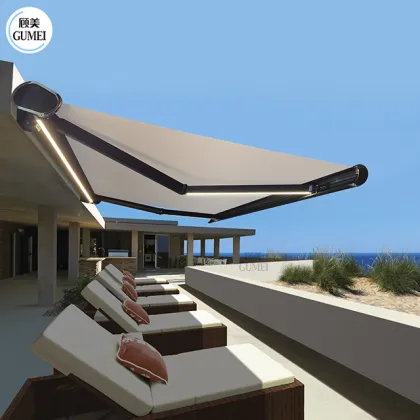 Heavy Duty 4m Retractable Awning for Outdoor Sunshade