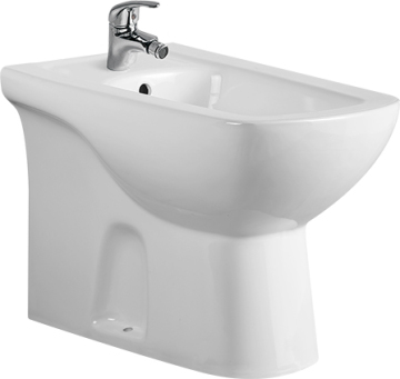 Bidet ออกแบบที่เรียบง่ายสำหรับผู้หญิงสีขาว