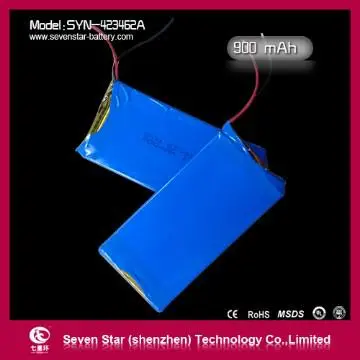 Mobile phone lithium polymer battery with 900mah