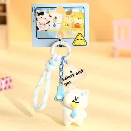 Cute Pet Squeeze Keychain - Creative Office Buddy Gift