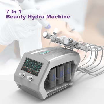Portable 7-in-1 Microdermabrasion Skin Hydration Dermabrasion Oxygen Facial Jet Peel Hydrodermabrasion Machine