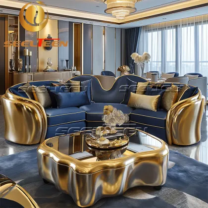 Modern U Shape Sofa Set for Luxurious Living Room Furniture