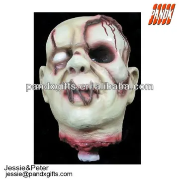 Halloween Creepy Latex Blood head decoration for Haunted House