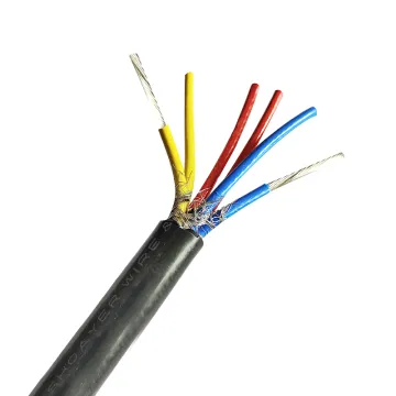YGZPF 6*3mm² 6 Cores High Temperature Silicone Shielded Wire Cable