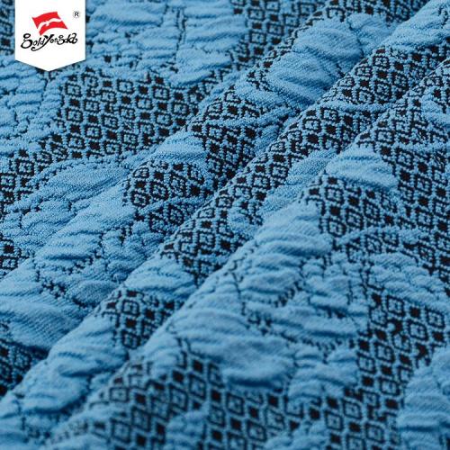 Fashionable Custom Luxury Polyester Rayon Jacquard Fabric