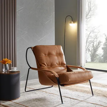 Italian light luxury designer furniture single sofa chair