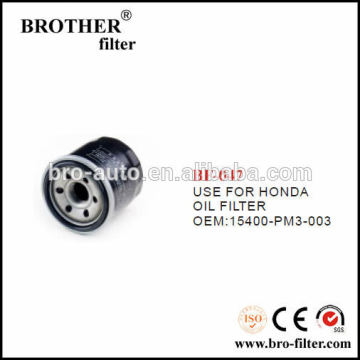 High quality OEM auto element oil filter 15400PM3003 for Honda tractor oil filter