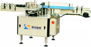 Paper Tag Automatic Labeling Machines For Round Glass / Plastic / Polyester Bottle