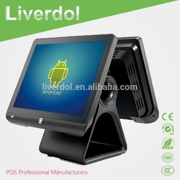 Android 15 inch Bluetooth Double screen Touch Pos System