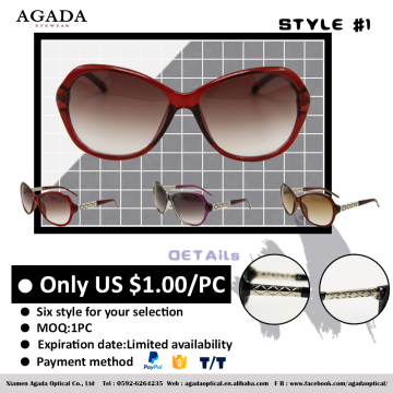 Fashion PC Sunglasses Reliable Quality $1 Sunglasses Stock
