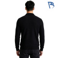 Sweater Bertali Polo Tekstur Diagonal Lelaki
