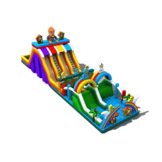 New Design Large Beast Inflatable Obstacle Course: Kids and Adults Challenge for Sale