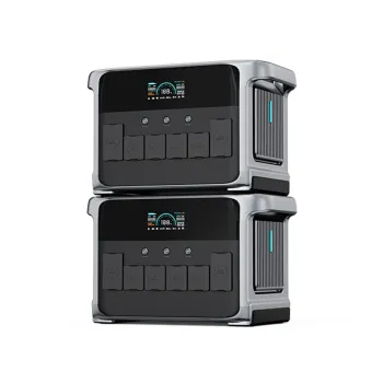 2400W Portable Solar Generator: Expandable Output, Battery Storage System with Wireless Charging on Balcony