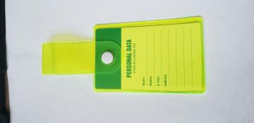 Fashion Environmentally Button Luggage Tag