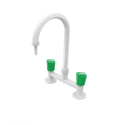 Lab Mixer Hot&Cold faucet White