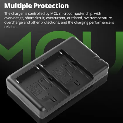 DBLL M+C LCD Dual USB Battery Charger Kit for Sony FW50