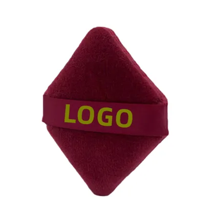 Wholesale Custom Velvet Powder Puff Makeup Cosmetic Sponge Loose Powder Puff Private Label
