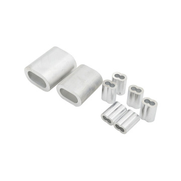 DIN 3093 Aluminum Oval Sleeve Aluminum Ferrules DIN 3093 For Wire Rope Fittings